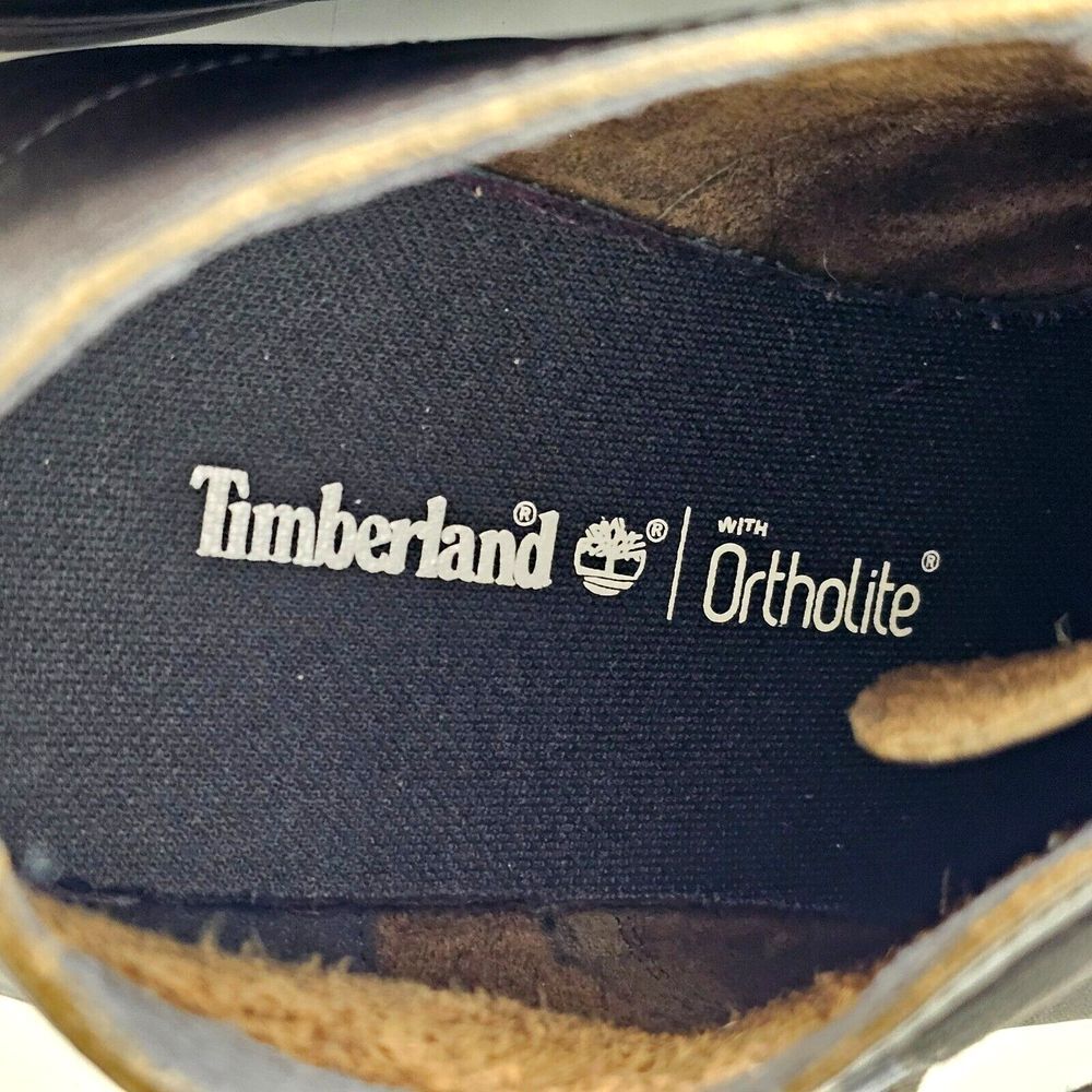 Timberland Yorkdale A24AZ Dark Brown‎ Leather Chukka Boots Mens US 11 - Picture 6 of 9